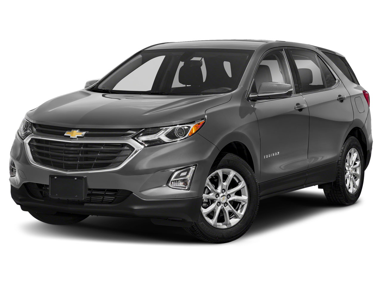2018 Chevrolet Equinox LT in Satin Steel Metallic — front three-quarter view