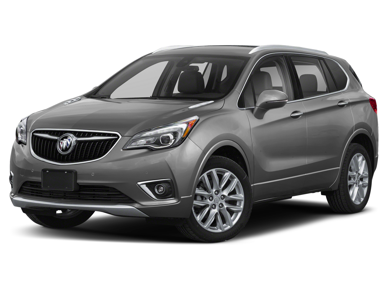 2020 Buick Envision Premium II in Satin Steel Metallic — front three-quarter view