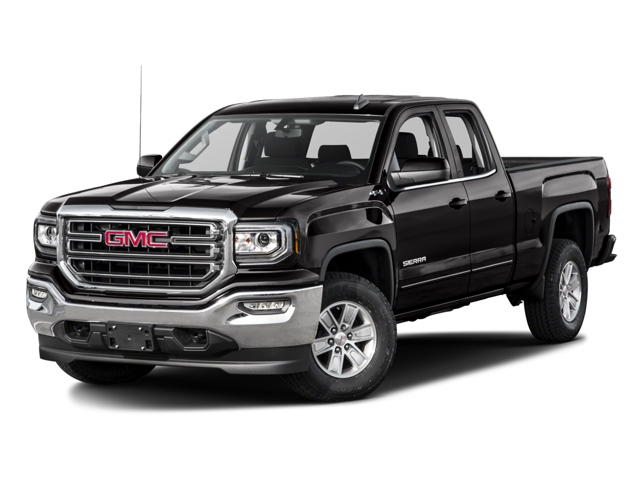 2016 GMC Sierra 1500 SLE in Cardinal Red — front three-quarter view