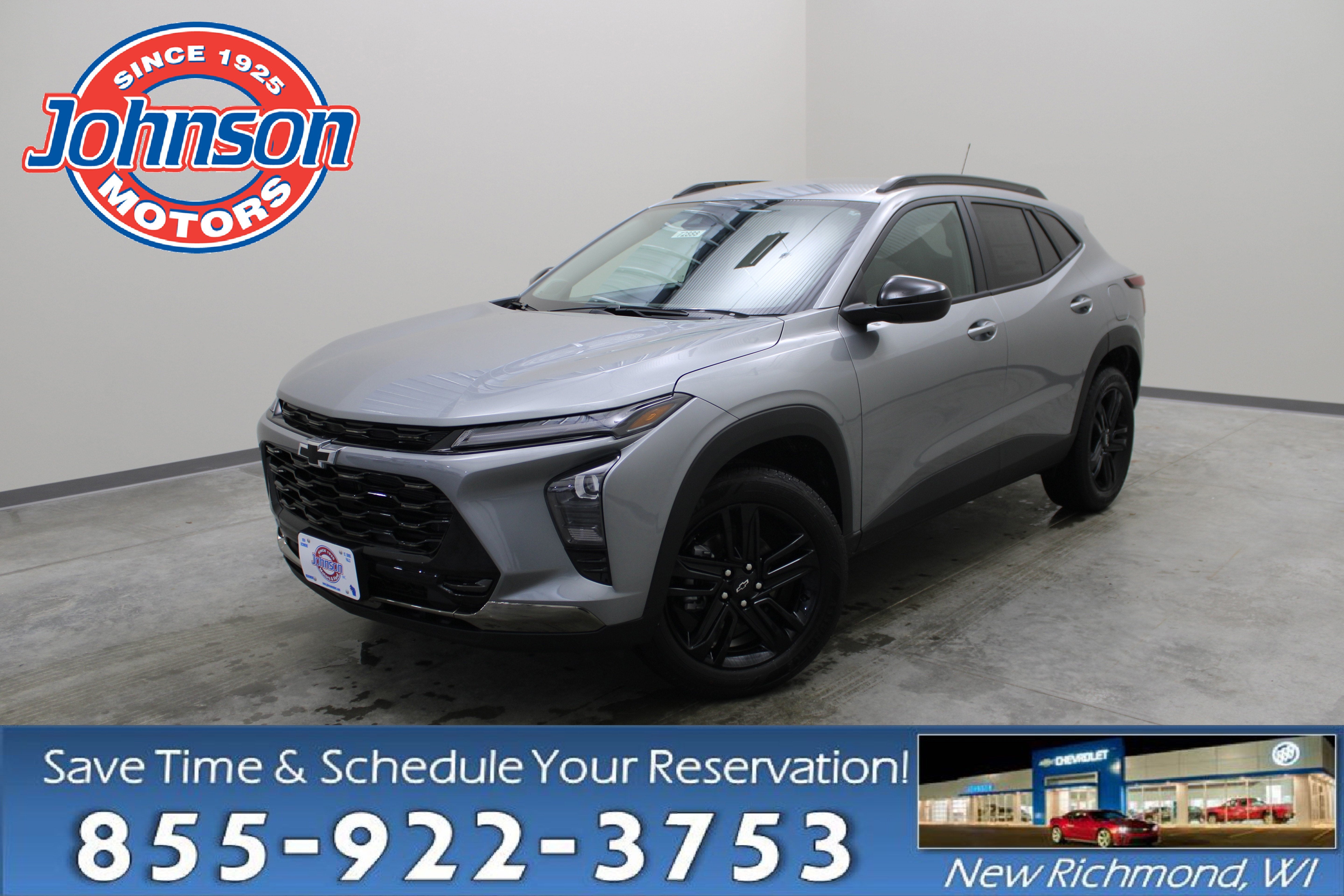 2026 Chevrolet Trax ACTIV in Sterling Gray Metallic — front three-quarter view