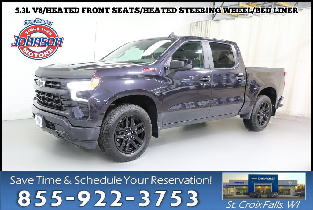 2023 Chevrolet Silverado 1500 RST in Dark Ash Metallic — front three-quarter view