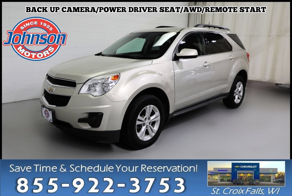 2015 Chevrolet Equinox LT in Champagne Silver Metallic — front three-quarter view