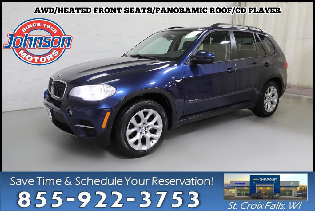 2012 BMW X5 xDrive35i Premium in Blue — front three-quarter view