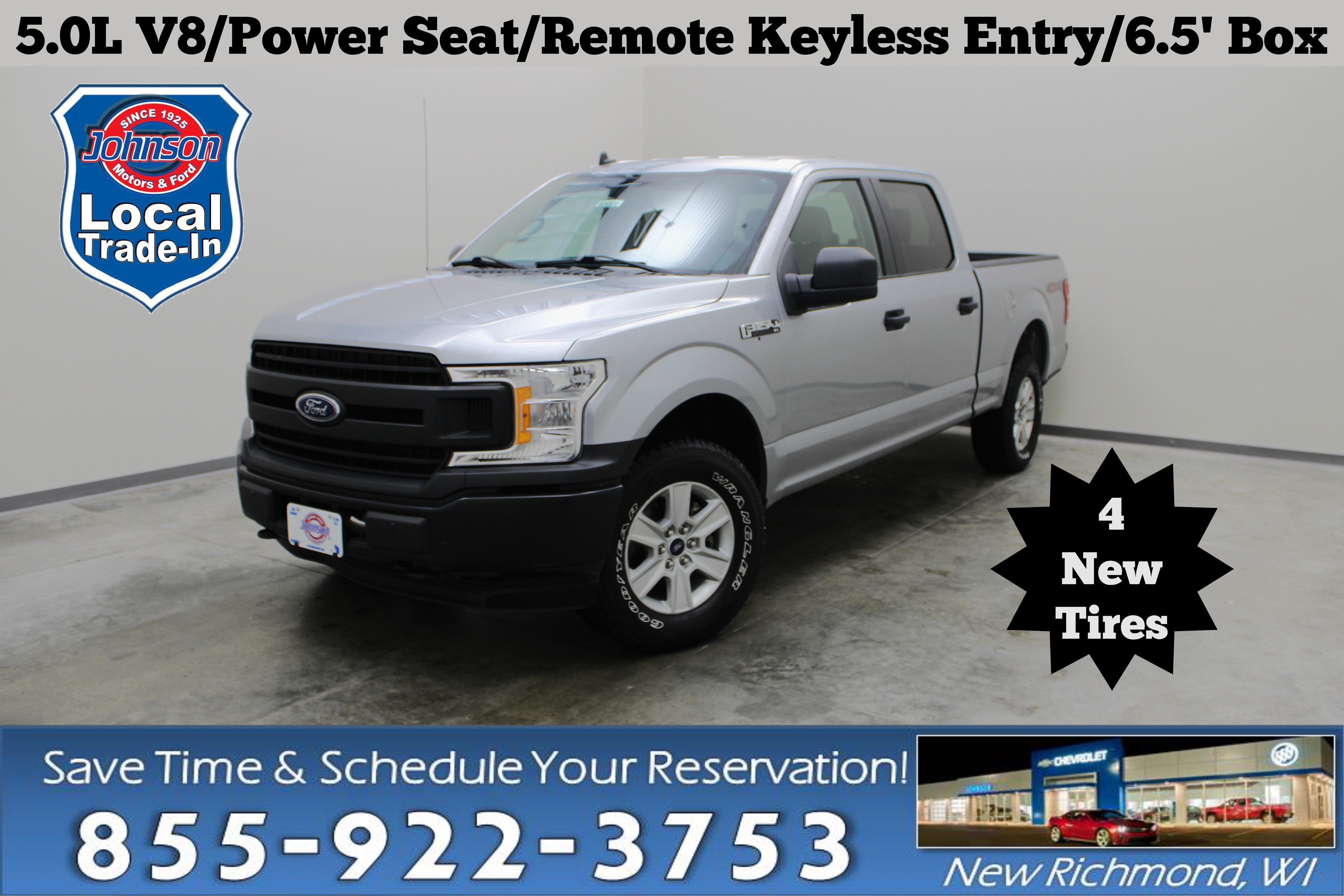 2020 Ford F-150 XL in Silver — front three-quarter view